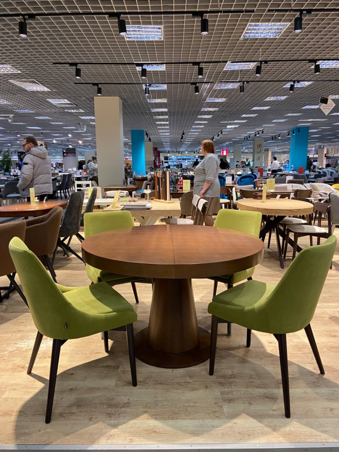 Стол "Моника", ТФ, Т, гладкая нога 