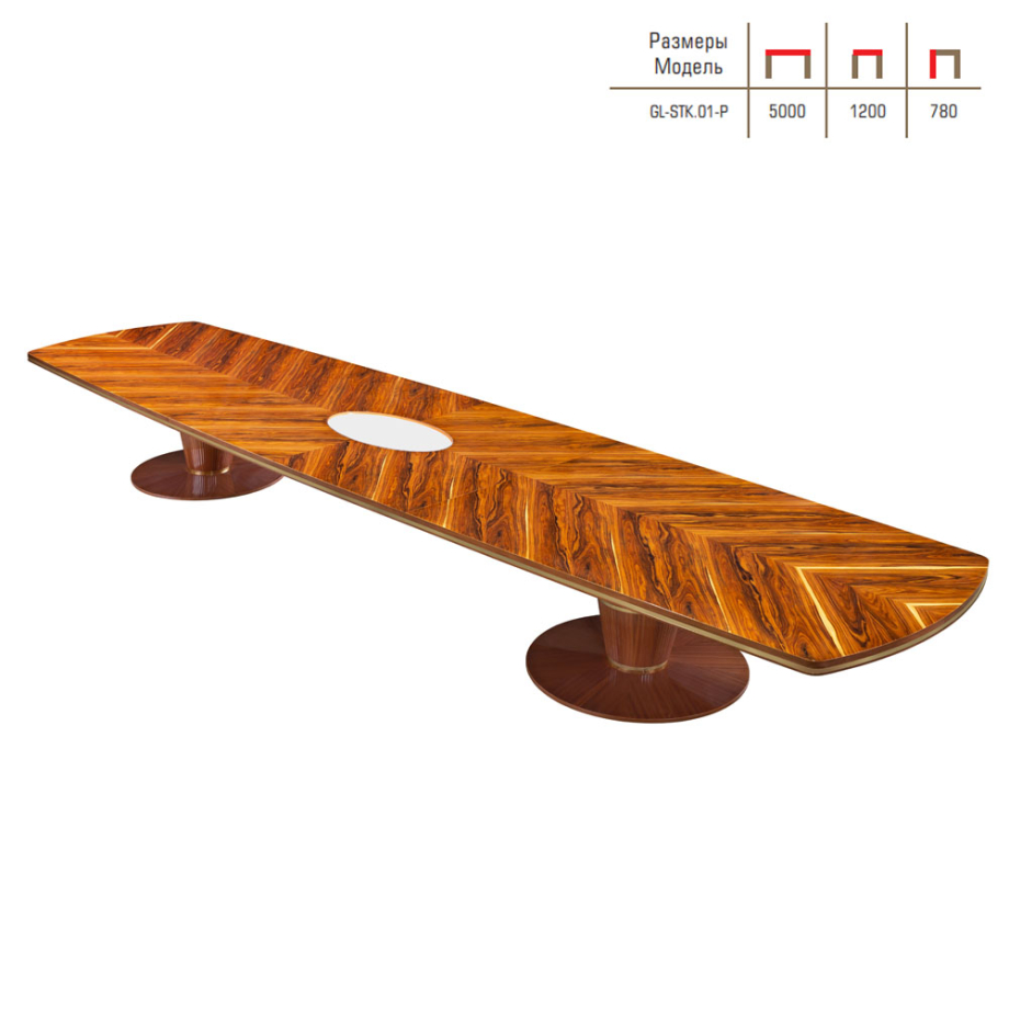 Стол двухтумбовый Gloriano GL-STB.01 