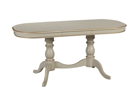 Стол Николь разложенный (цвет-белый антик с золотом)