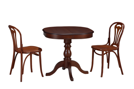 Обеденная группа стол Николь 3 и стулья А1901 (цвет-черешня)